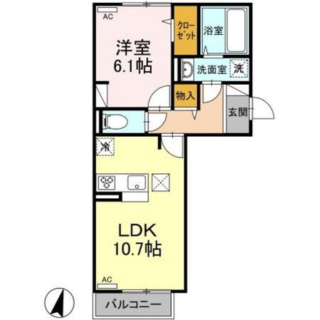 エスポワールの物件間取画像